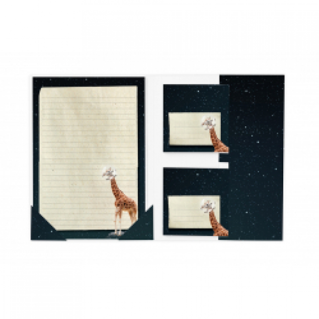 Briefpapierset Space. 